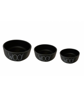 Pado S S Double Wall Bowl - Black